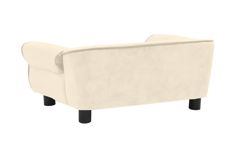 Hundsoffa naturvit 72x45x30 cm plysch - Kräm - Sport & fritid - För djuren - För hund - Hundmöbler - Hundbädd & hundsäng