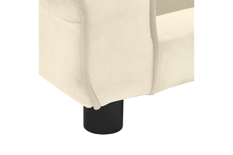 Hundsoffa naturvit 72x45x30 cm plysch - Kräm - Sport & fritid - För djuren - För hund - Hundmöbler - Hundbädd & hundsäng