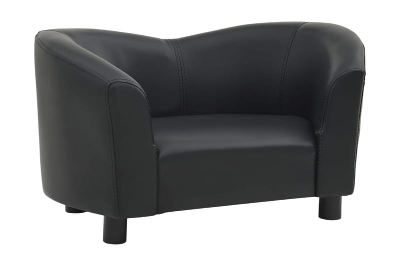 Hundsoffa svart 67x41x39 cm konstläder - Svart - Sport & fritid - För djuren - För hund - Hundmöbler - Hundbädd & hundsäng