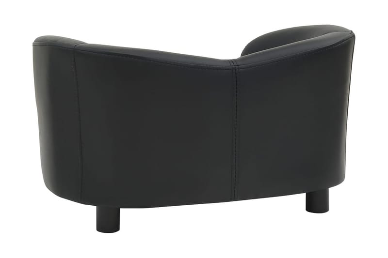 Hundsoffa svart 67x41x39 cm konstläder - Svart - Sport & fritid - För djuren - För hund - Hundmöbler - Hundbädd & hundsäng
