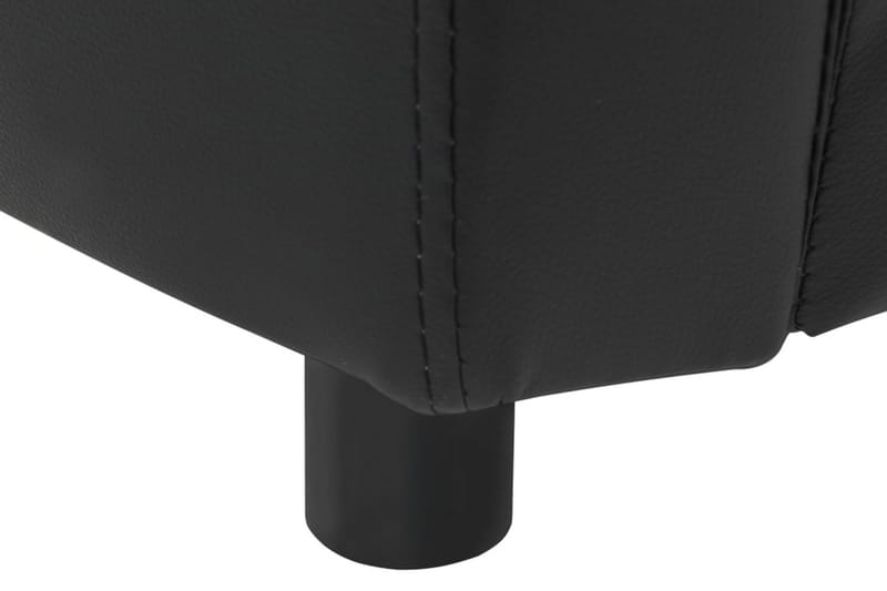 Hundsoffa svart 67x41x39 cm konstläder - Svart - Sport & fritid - För djuren - För hund - Hundmöbler - Hundbädd & hundsäng