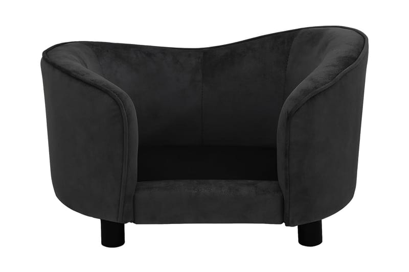 Hundsoffa svart 69x49x40 cm plysch - Svart - Sport & fritid - För djuren - För hund - Hundmöbler - Hundbädd & hundsäng