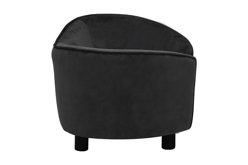 Hundsoffa svart 69x49x40 cm plysch - Svart - Sport & fritid - För djuren - För hund - Hundmöbler - Hundbädd & hundsäng