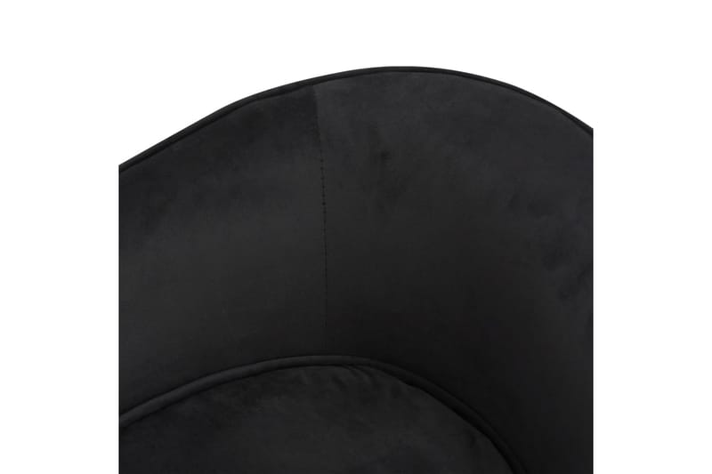 Hundsoffa svart 69x49x40 cm plysch och konstläder - Svart - Sport & fritid - För djuren - För hund - Hundmöbler - Hundbädd & hundsäng