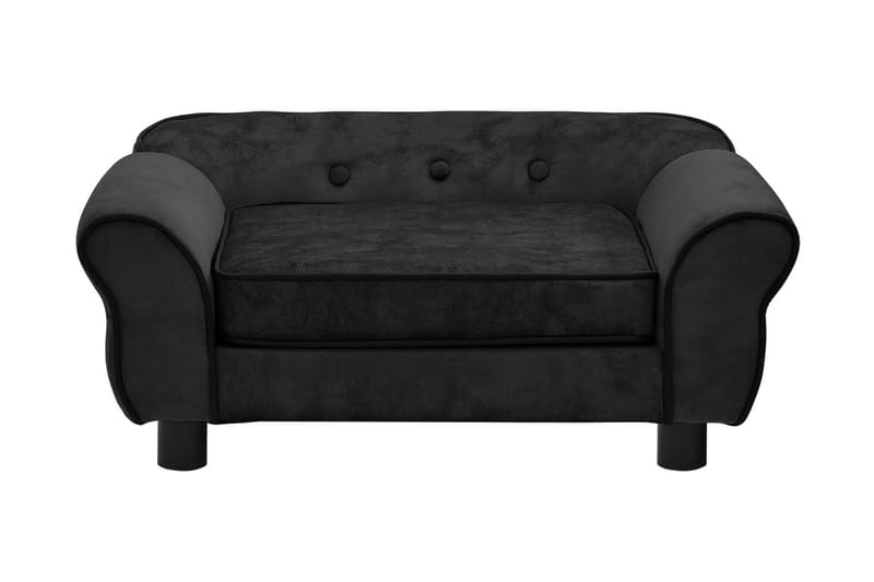 Hundsoffa svart 72x45x30 cm plysch - Svart - Sport & fritid - För djuren - För hund - Hundmöbler - Hundbädd & hundsäng
