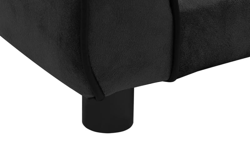 Hundsoffa svart 72x45x30 cm plysch - Svart - Sport & fritid - För djuren - För hund - Hundmöbler - Hundbädd & hundsäng