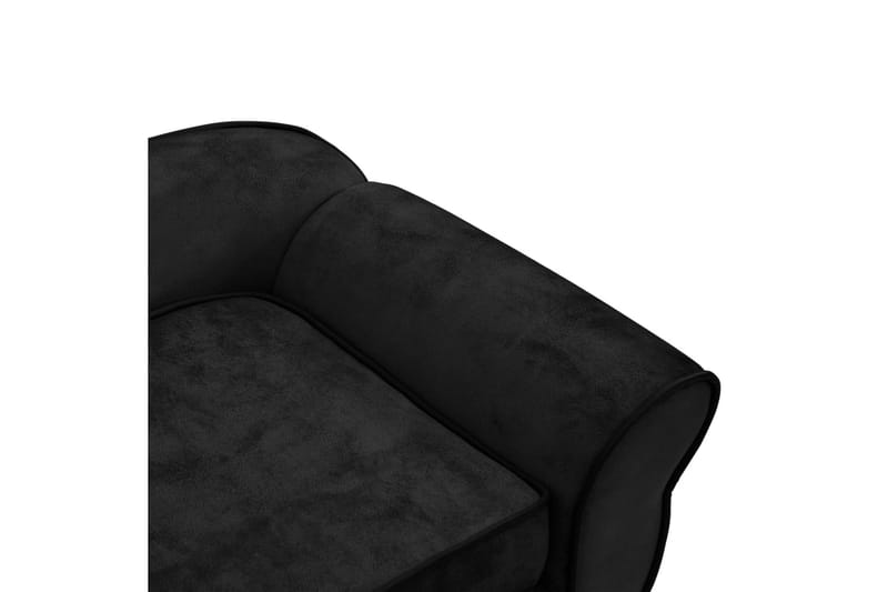 Hundsoffa svart 72x45x30 cm plysch - Svart - Sport & fritid - För djuren - För hund - Hundmöbler - Hundbädd & hundsäng