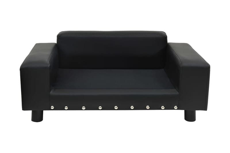 Hundsoffa svart 81x43x31 cm plysch och konstläder - Svart - Sport & fritid - För djuren - För hund - Hundmöbler - Hundbädd & hundsäng