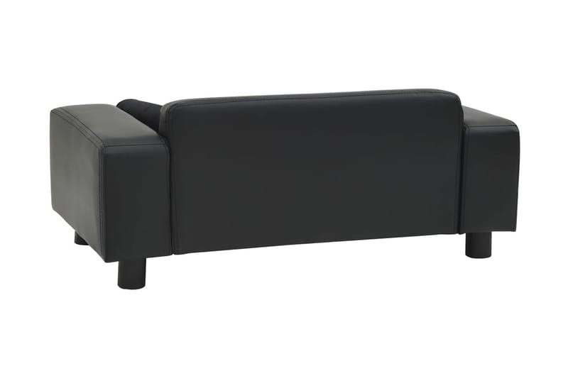 Hundsoffa svart 81x43x31 cm plysch och konstläder - Svart - Sport & fritid - För djuren - För hund - Hundmöbler - Hundbädd & hundsäng