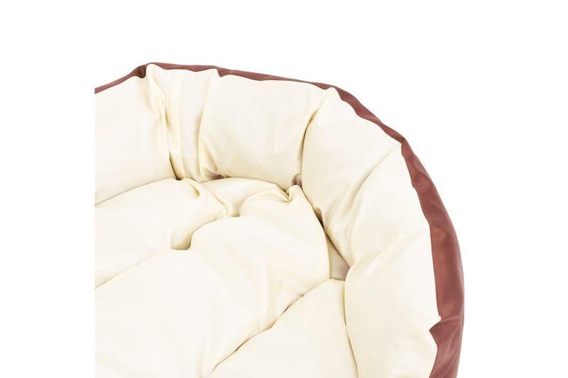 Vändbar och tvättbar hundsäng brun och gräddvit 110 x 30 x 8 - Brun - Sport & fritid - För djuren - För hund - Hundmöbler - Hundbädd & hundsäng