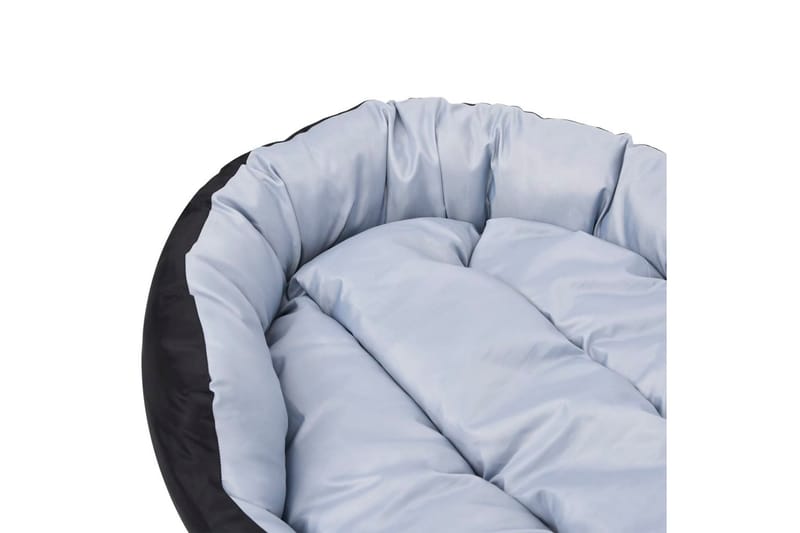 Vändbar och tvättbar hundsäng grå och svart 110 x 30 x 80 cm - Grå - Sport & fritid - För djuren - För hund - Hundmöbler - Hundbädd & hundsäng