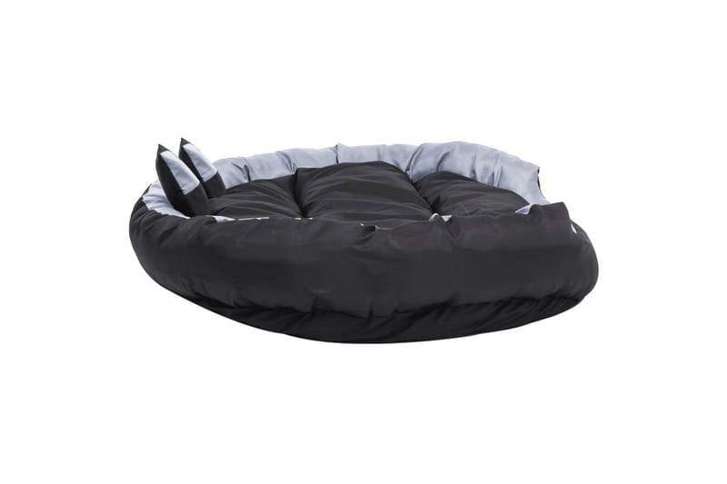 Vändbar och tvättbar hundsäng grå och svart 150 x 120 x 25 c - Grå - Sport & fritid - För djuren - För hund - Hundmöbler - Hundbädd & hundsäng