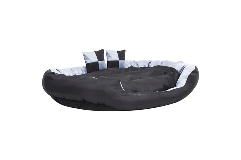 Vändbar och tvättbar hundsäng grå och svart 150 x 120 x 25 c - Grå - Sport & fritid - För djuren - För hund - Hundmöbler - Hundbädd & hundsäng