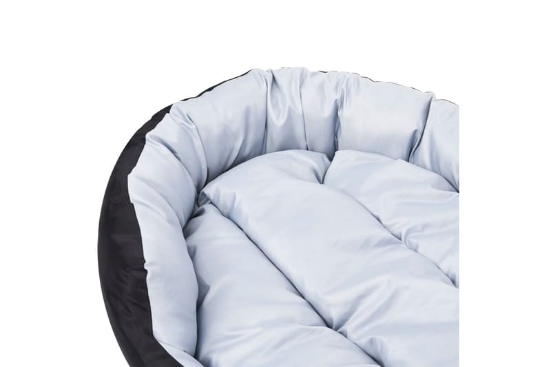 Vändbar och tvättbar hundsäng grå och svart 85x70x20 cm - Grå - Sport & fritid - För djuren - För hund - Hundmöbler - Hundbädd & hundsäng