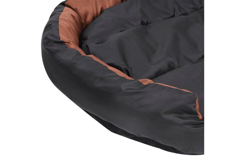 Vändbar och tvättbar hundsäng svart och brun 110 x 30 x 80 c - Svart - Sport & fritid - För djuren - För hund - Hundmöbler - Hundbädd & hundsäng
