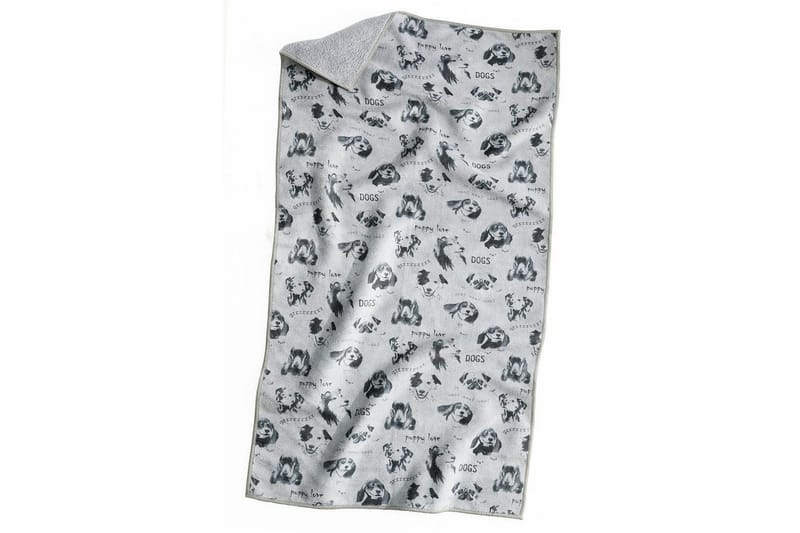 Hundduk Woof Grå 40 x 80 cm - 40 x 80 cm - Sport & fritid - För djuren - För hund - Hundtillbehör & hundaccessoarer - Hundfilt & hundfäll