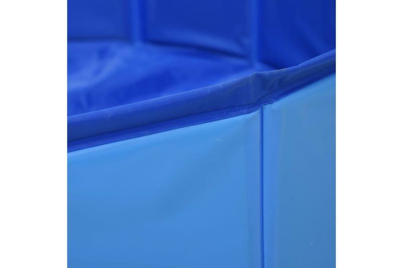 Hopfällbar hundpool blå 120x30 cm PVC - Sport & fritid - För djuren - För hund - Hundtillbehör & hundaccessoarer