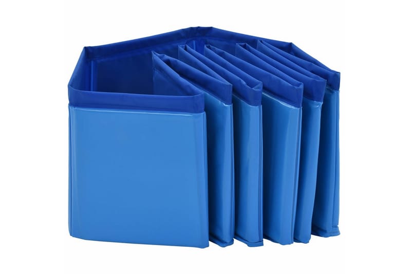 Hopfällbar hundpool blå 80x20 cm PVC - Sport & fritid - För djuren - För hund - Hundtillbehör & hundaccessoarer