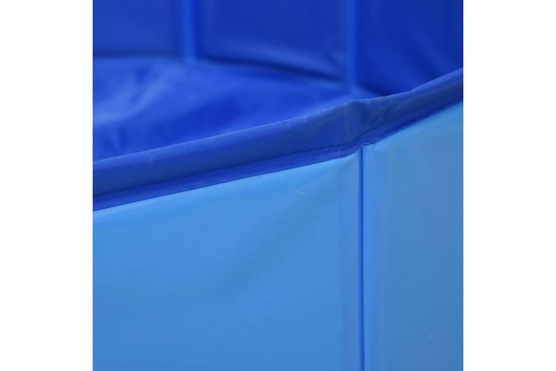 Hopfällbar hundpool blå 80x20 cm PVC - Sport & fritid - För djuren - För hund - Hundtillbehör & hundaccessoarer
