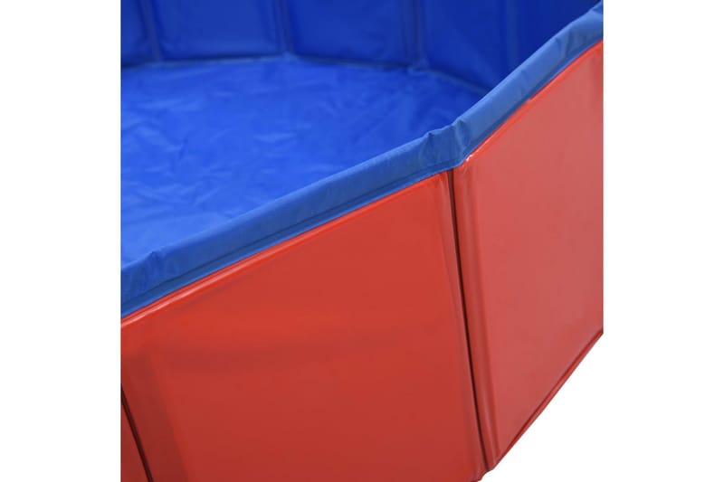 Hopfällbar hundpool blå 80x20 cm PVC - Sport & fritid - För djuren - För hund - Hundtillbehör & hundaccessoarer