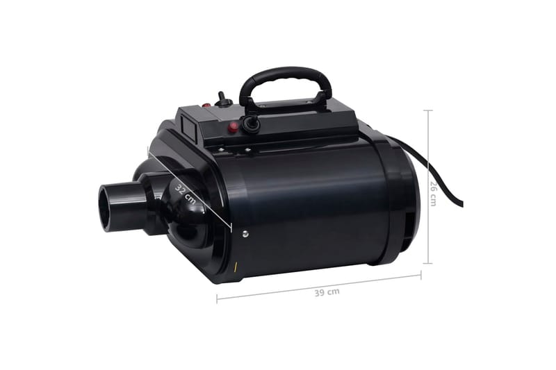 Husdjursfön dubbel motor svart - Sport & fritid - För djuren - För hund - Hundtillbehör & hundaccessoarer