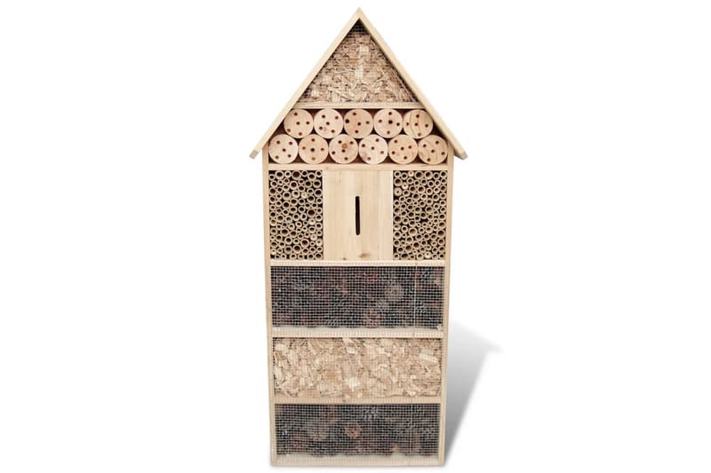 Insektshotell XXL 45,5x15x99 cm - Brun - Sport & fritid - För djuren