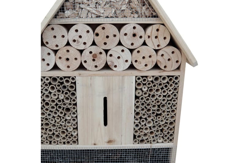 Insektshotell XXL 45,5x15x99 cm - Brun - Sport & fritid - För djuren