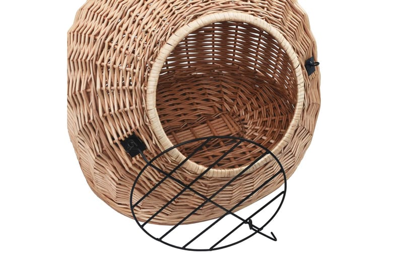 Kattbur 50x42x40 cm naturlig pil - Ljusbrun/Brun - Sport & fritid - För djuren - Katt - Kattbur & kattväska