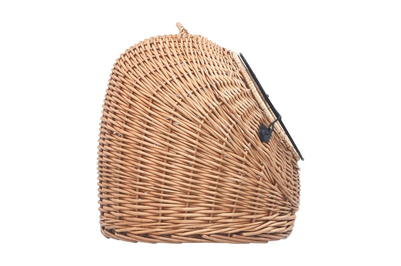 Kattbur 50x42x40 cm naturlig pil - Ljusbrun/Brun - Sport & fritid - För djuren - Katt - Kattbur & kattväska