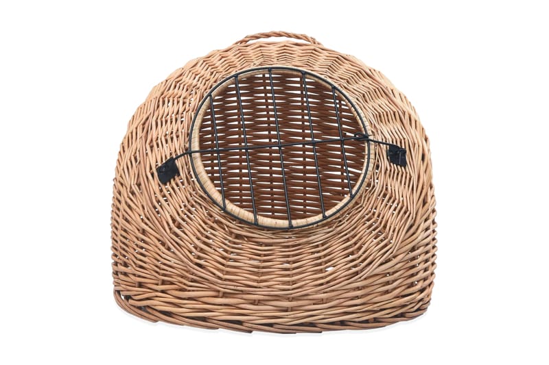 Kattbur 60x45x45 cm naturlig pil - Brun - Sport & fritid - För djuren - Katt - Kattbur & kattväska
