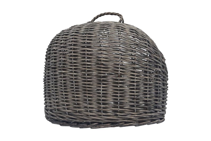 Kattbur grå 50x42x40 cm naturlig pil - Mörkgrå - Sport & fritid - För djuren - Katt - Kattbur & kattväska