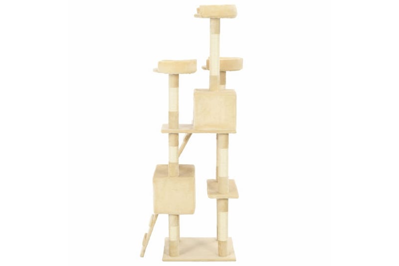Katträd med klöspelare i sisal 170 cm beige - Beige - Sport & fritid - För djuren - Katt - Kattmöbler