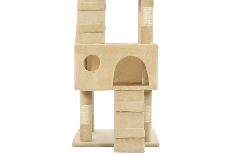 Katträd med klöspelare i sisal 170 cm beige - Beige - Sport & fritid - För djuren - Katt - Kattmöbler