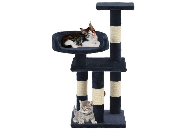 Katträd med klöspelare i sisal 65 cm blå - Blå - Sport & fritid - För djuren - Katt - Kattmöbler