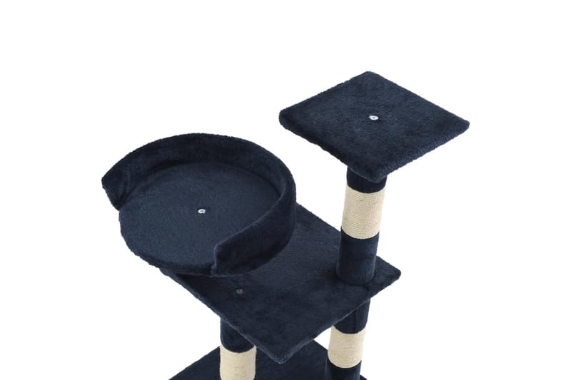 Katträd med klöspelare i sisal 65 cm blå - Blå - Sport & fritid - För djuren - Katt - Kattmöbler
