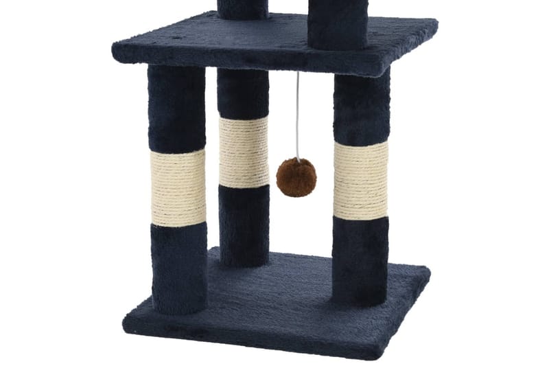 Katträd med klöspelare i sisal 65 cm blå - Blå - Sport & fritid - För djuren - Katt - Kattmöbler