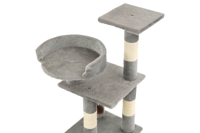 Katträd med klöspelare i sisal 65 cm grå - Ljusgrå - Sport & fritid - För djuren - Katt - Kattmöbler