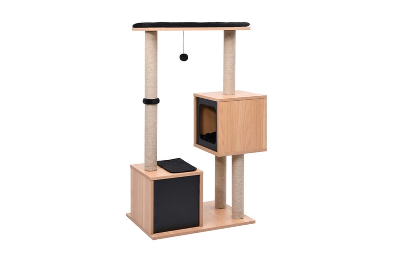 Klösträd med klösmatta i sisal 104 cm - Brun - Sport & fritid - För djuren - Katt - Kattmöbler - Klösträd & klösmöbler