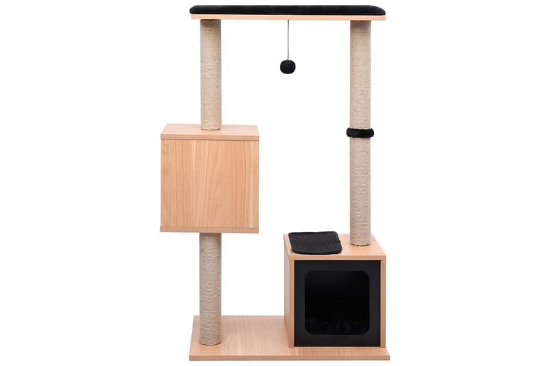 Klösträd med klösmatta i sisal 104 cm - Brun - Sport & fritid - För djuren - Katt - Kattmöbler - Klösträd & klösmöbler