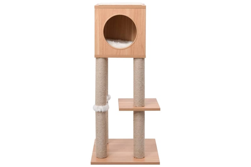 Klösträd med klösmatta i sisal 90 cm - Brun - Sport & fritid - För djuren - Katt - Kattmöbler - Klösträd & klösmöbler