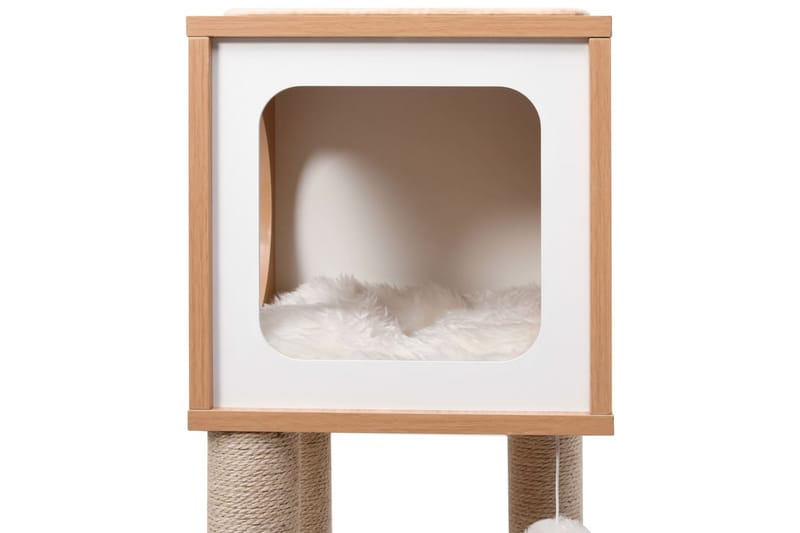 Klösträd med klösmatta i sisal 90 cm - Brun - Sport & fritid - För djuren - Katt - Kattmöbler - Klösträd & klösmöbler