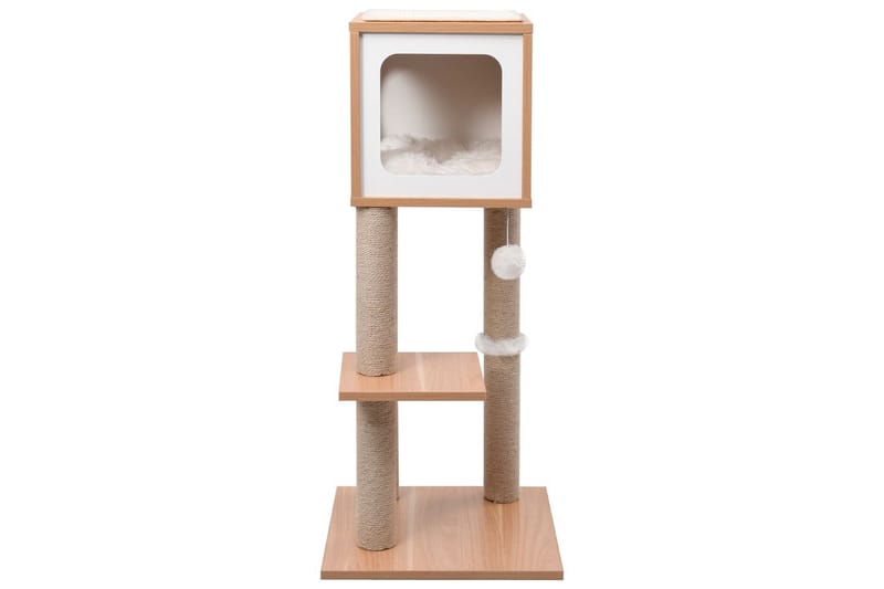 Klösträd med klösmatta i sisal 90 cm - Brun - Sport & fritid - För djuren - Katt - Kattmöbler - Klösträd & klösmöbler
