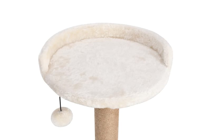 Klösträd med klöspelare 123 cm sjögräs - Beige - Sport & fritid - För djuren - Katt - Kattmöbler - Klösträd & klösmöbler