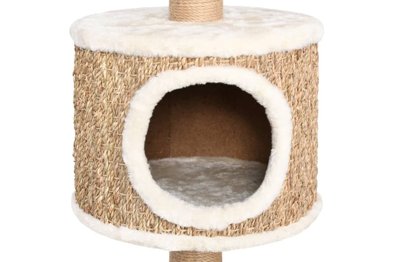 Klösträd med klöspelare 123 cm sjögräs - Beige - Sport & fritid - För djuren - Katt - Kattmöbler - Klösträd & klösmöbler
