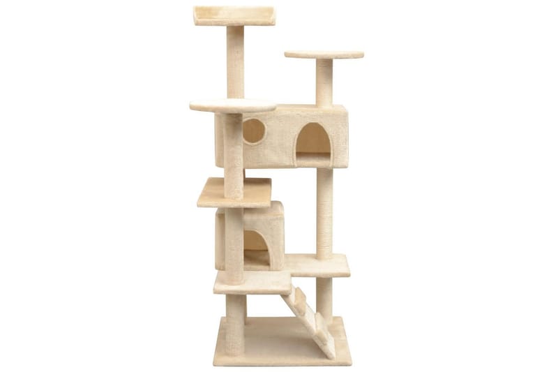 Klösträd med klöspelare i sisal 125 cm beige - Beige - Sport & fritid - För djuren - Katt - Kattmöbler