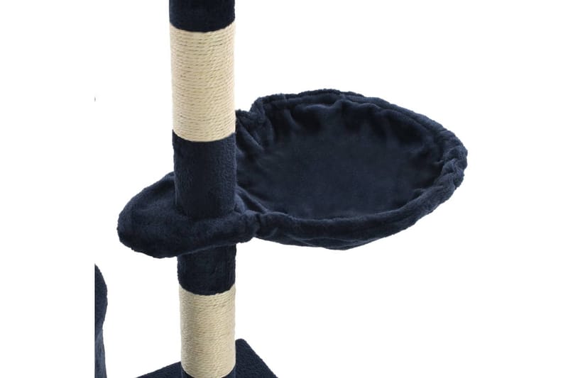 Klösträd med klöspelare i sisal 138 cm mörkblå - Mörkblå - Sport & fritid - För djuren - Katt - Kattmöbler