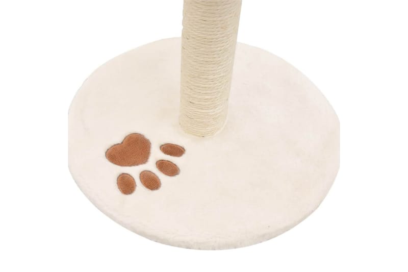 Klösträd med klöspelare i sisal 40 cm beige och brun - Beige - Sport & fritid - För djuren - Katt - Kattmöbler