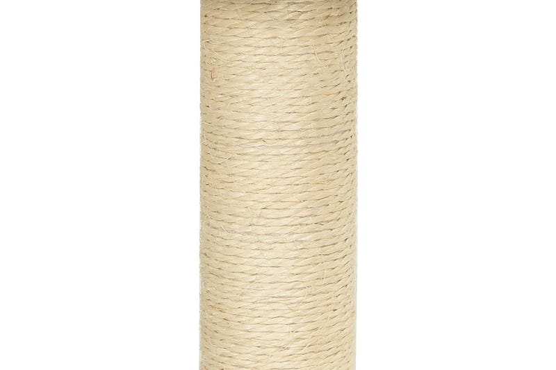 Klösträd med klöspelare i sisal gräddvit 155 cm - Vit - Sport & fritid - För djuren - Katt - Kattmöbler - Klösträd & klösmöbler