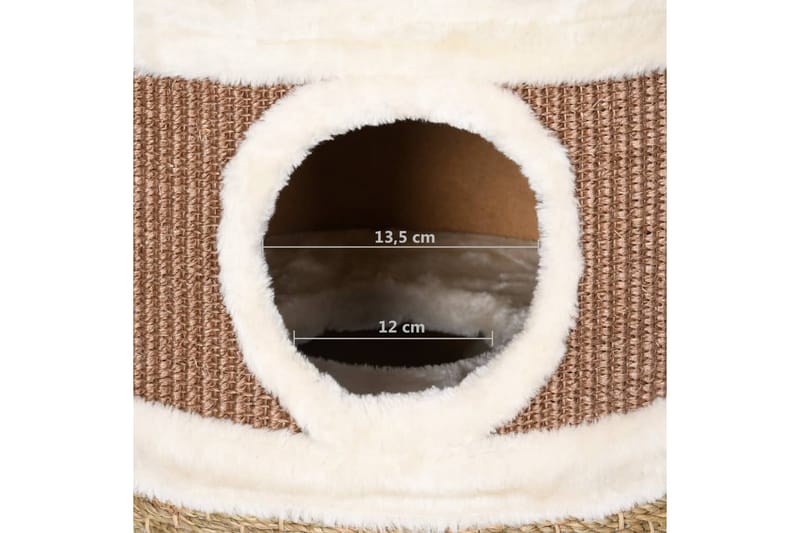 Klöstunna 60 cm sjögräs - Brun - Sport & fritid - För djuren - Katt - Kattmöbler