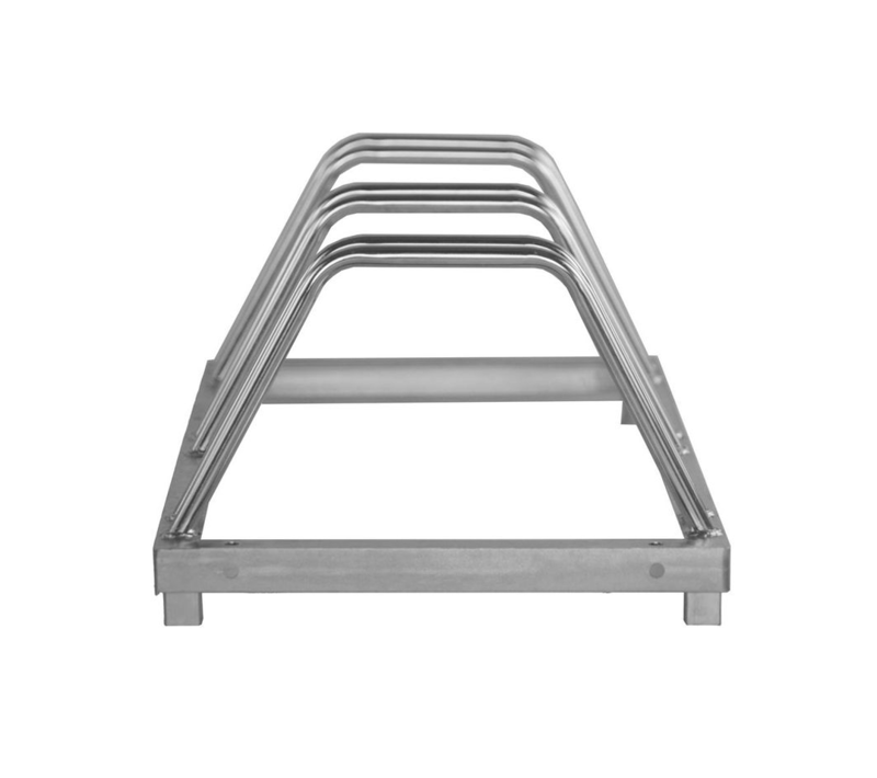 Cykelställ för 3 cyklar | Dubbelsidig | Galvaniserad stål - Sport & fritid - Friluftsliv - Cyklar